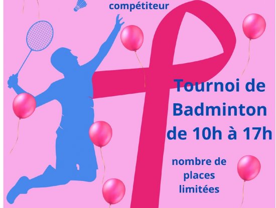 TOURNOI DE BADMINTON / Octobre Rose